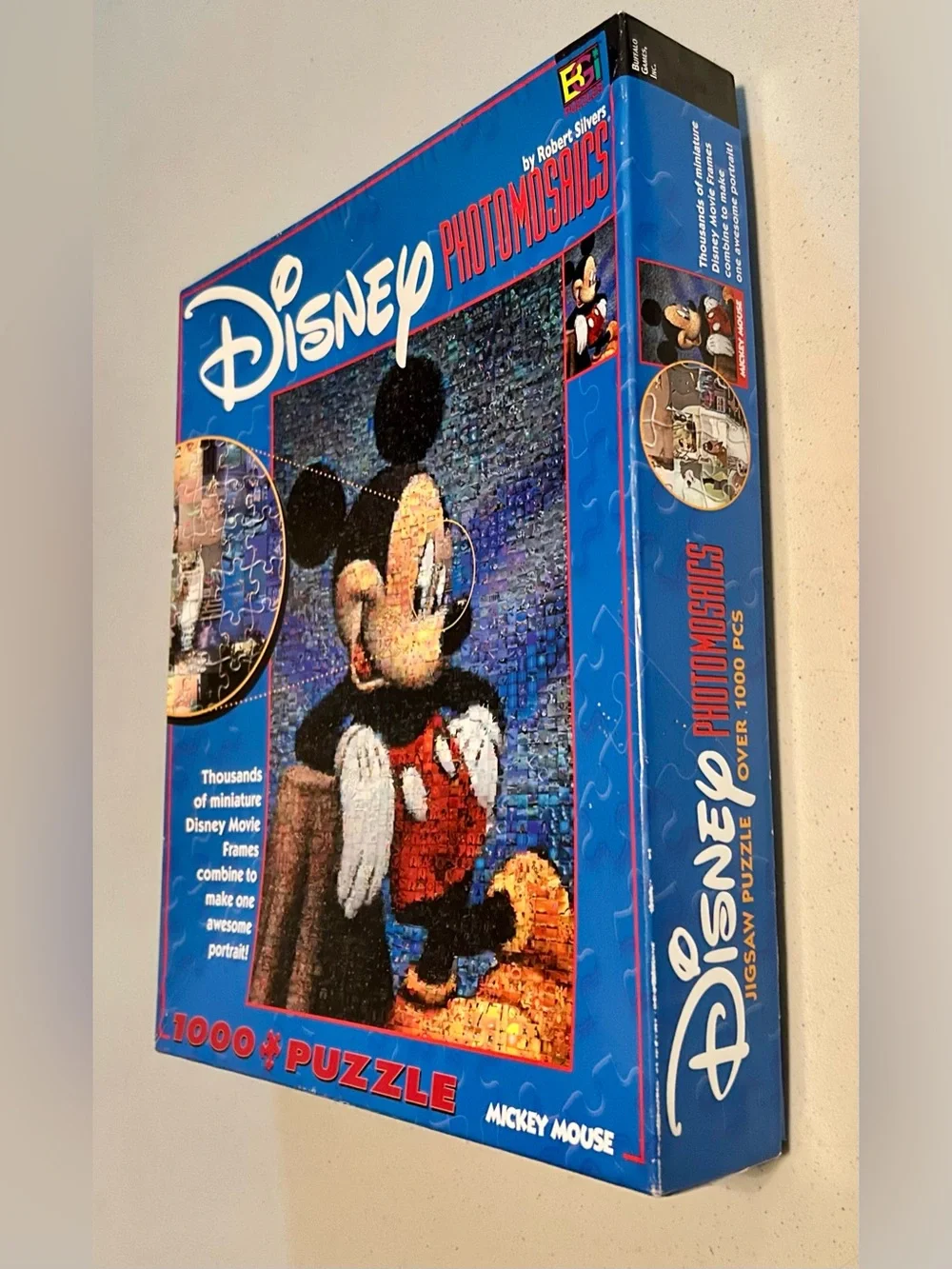 Disney Photomosaic Jigsaw Puzzle - Mickey Mouse, 1000 Pieces Buffalo Games- Used